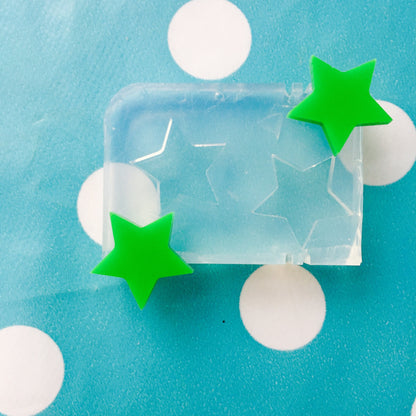 16mm Silicone Earring Star shape Stud Mold
