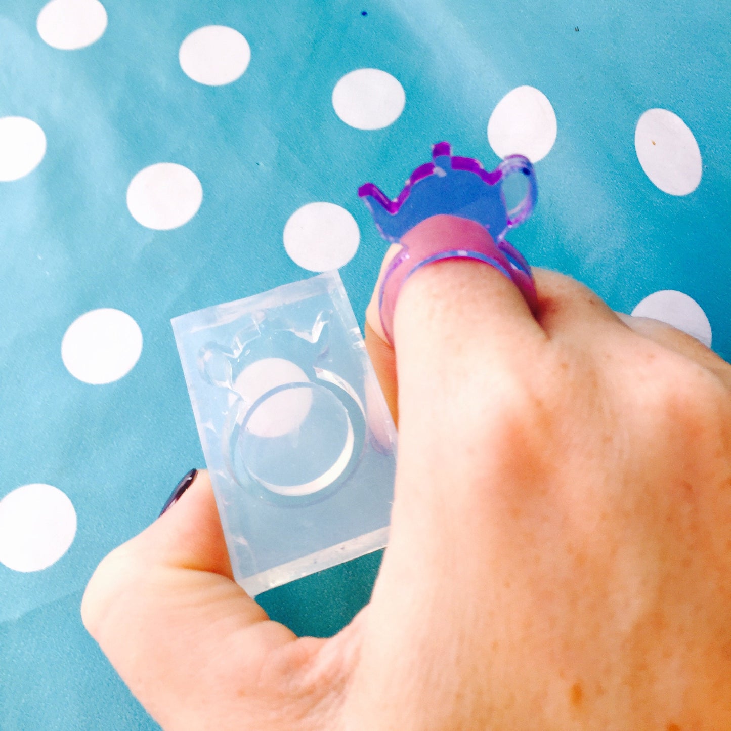 Silicone Stacking Teapot Ring Mold