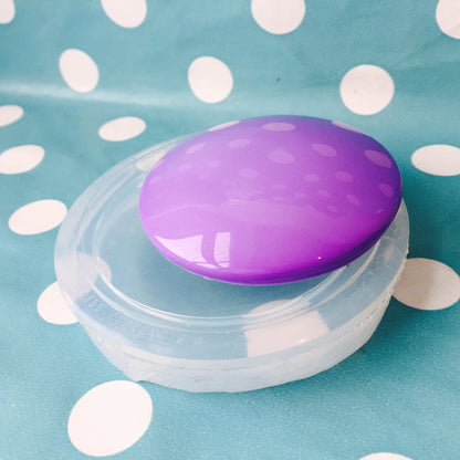 45mm Round Circle Dome Mold Cabochon Resin Silicone Mould GM77