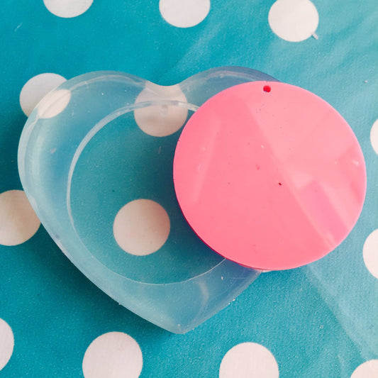 35mm Silicone Flat Circle Disc Mold  - Resin Crafter PM21
