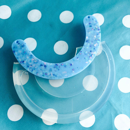 90mm Arc Curve Silicone Pendant Mold - Resin Necklace PM06 ccc