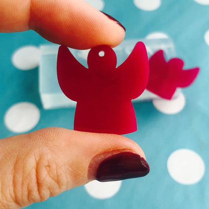 Angel Dangle Earring Mold - Silicone Resin Mould Stud Heaven Spiritual Shape Christmas EM47 T