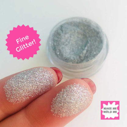 Amazing Festival Chic Fine Silver Holographic Iridescent Glitter MM18