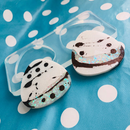 XL 50mm Silicone Earring Triangle Shape Stud Mold  - Mould EM295