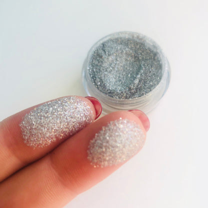 Amazing Festival Chic Fine Silver Holographic Iridescent Glitter MM18