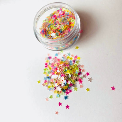 Amazing  Pastel Star Glitter MM25