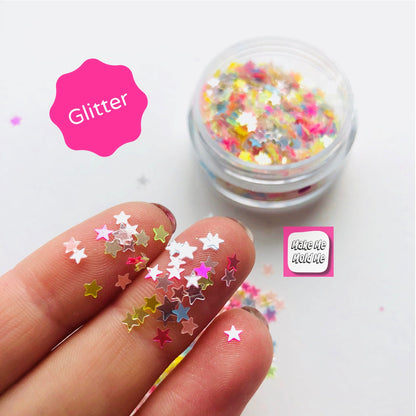 Amazing  Pastel Star Glitter MM25