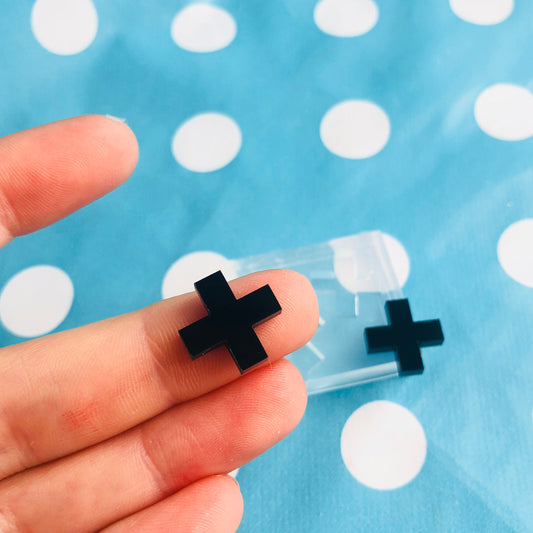 14mm Flat Cross Stud Earring Mold