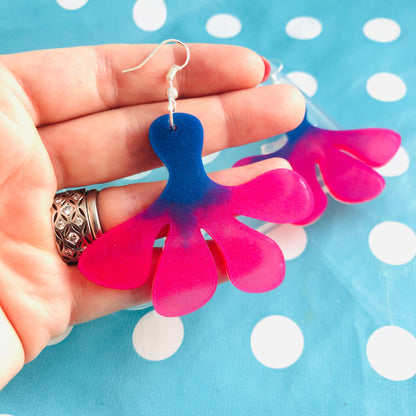 50mm Clear XL Hang Doodle Dangle Earring Mold - Resin Jewellery EM372