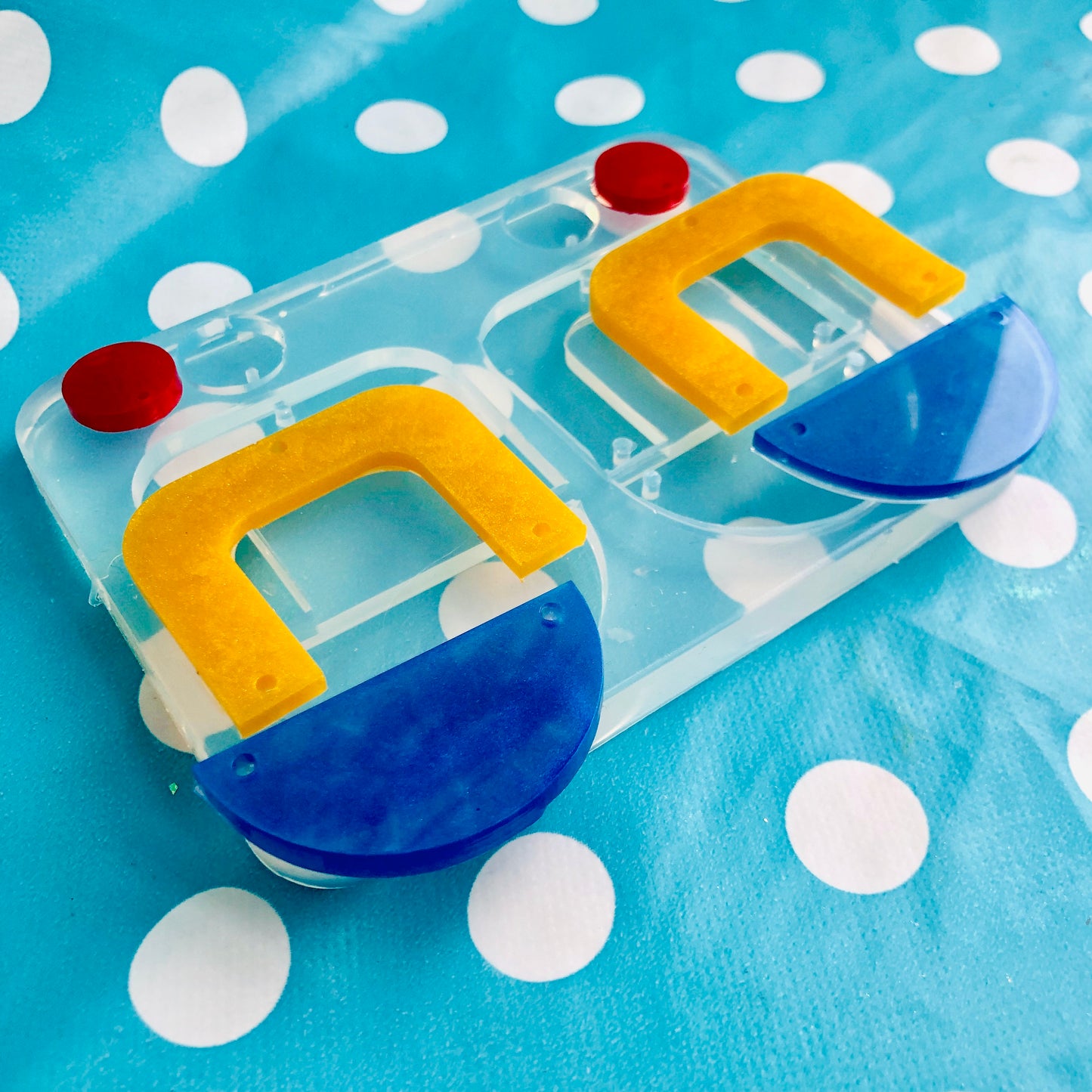 70mm Triple Layer Dangle Earring Mold - Resin Jewellery EM374