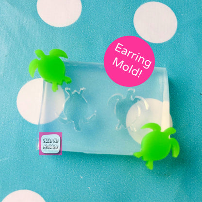 14mm Turtle Earring Mold