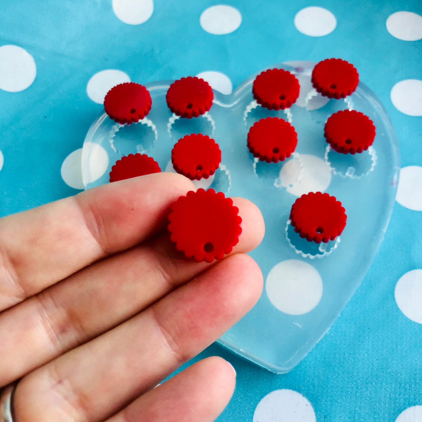 15mm  Cookie Cutter Earring with Hole Jewellery (10)