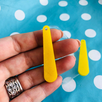 50mm Long Drop Silicone Earring Mold  - Dangle Drop Statement Large Earrings Resin Crafter Mould EM417