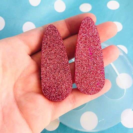 60mm Silicone Hair Clip Slide Barrette Mold  - Earrings Resin Crafter Mould GM96