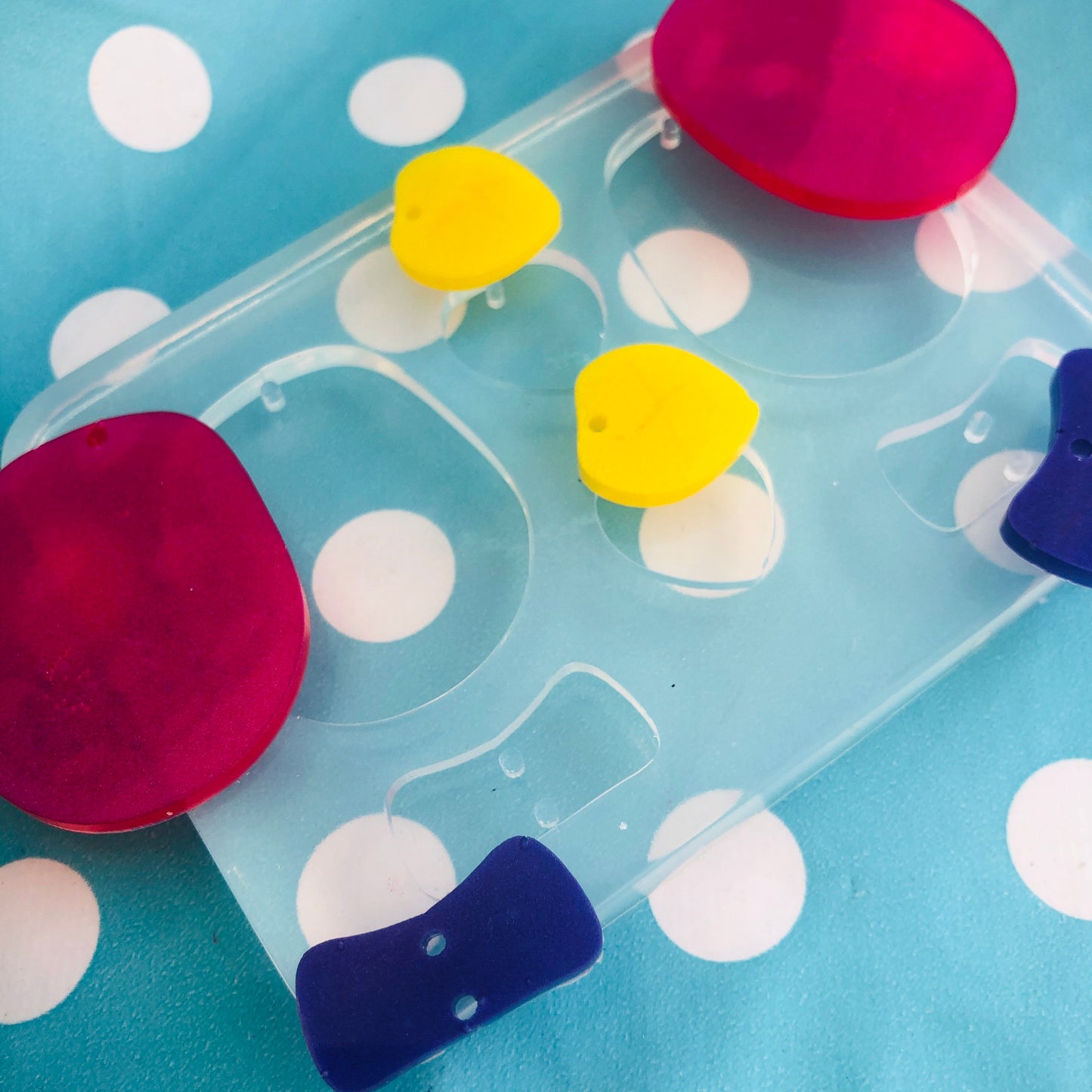 70mm Triple Layer Dangle Earring Mold - Resin Jewellery EM442  ccc T