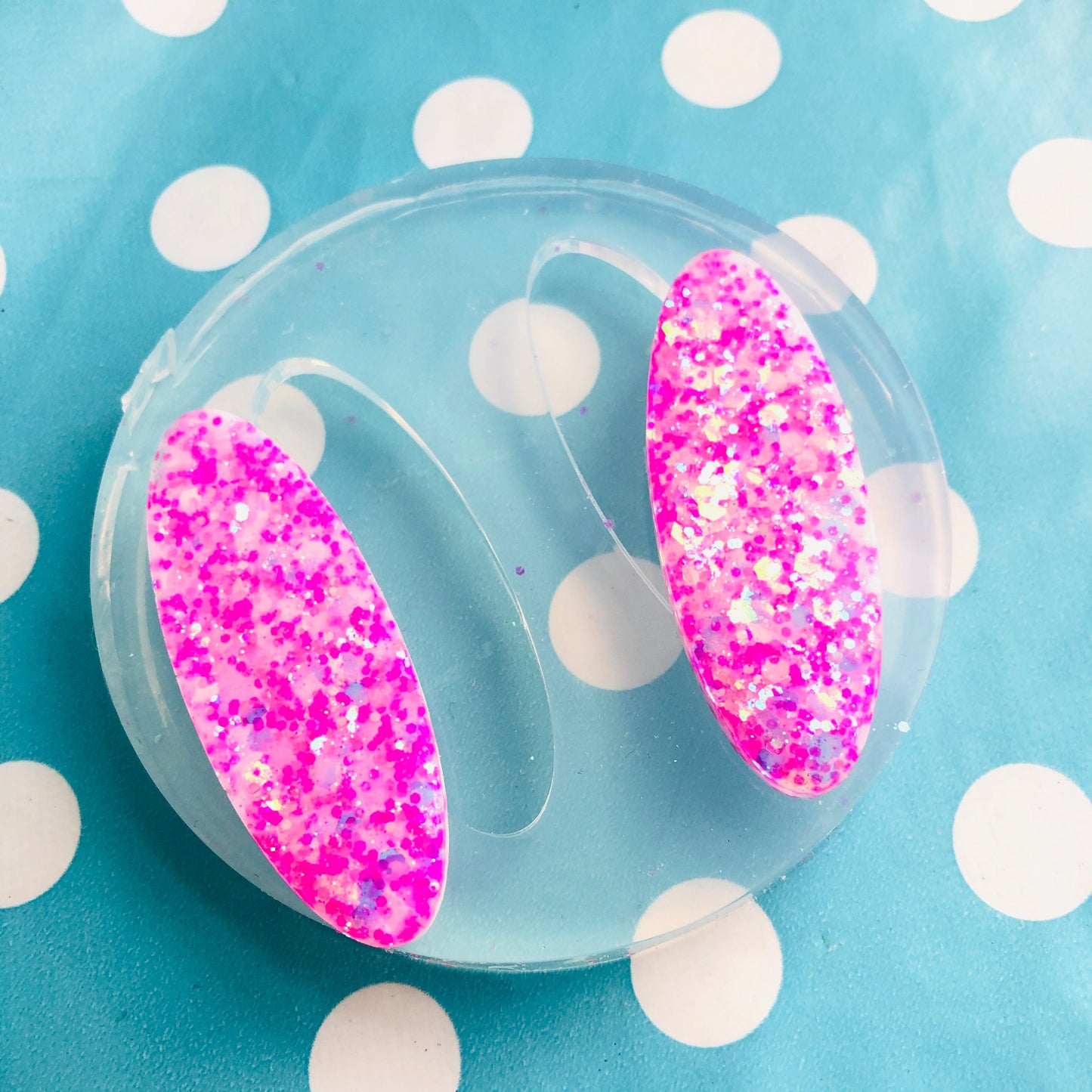 60mm Silicone Hair Clip Slide Barrette Mold  - Earrings Resin Crafter Mould GM98