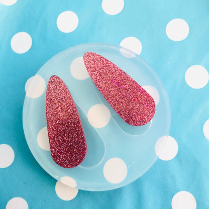 60mm Silicone Hair Clip Slide Barrette Mold  - Earrings Resin Crafter Mould GM96