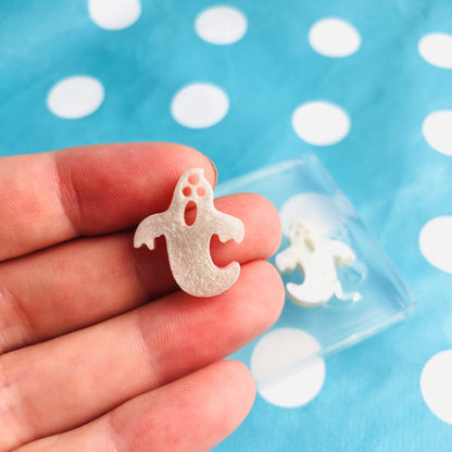 Clear silicone molds for resin 25mm Ghost Earrings EM490