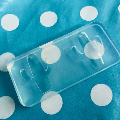 30mm Silicone Earring Cactus Cacti Mold  - Earrings Resin Crafter Mould EM61 ccc T