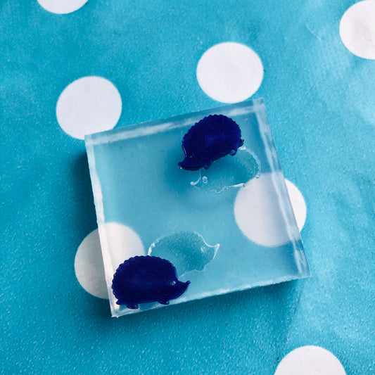 15mm Hedgehog Silicone Earring Mold - Mould Resin Hog Shape EM499 ccc T