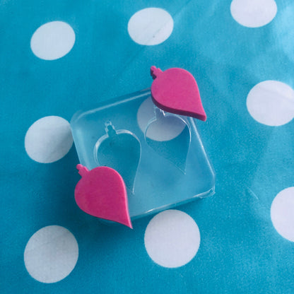 16mm Christmas Bauble Ornament Silicone Earring Mold - Resin Mould EM507 T