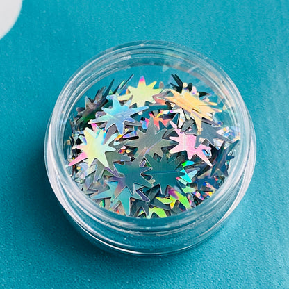 Amazing 8 Point Star Glitter Holographic MM99 T
