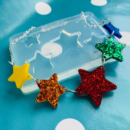 Star Link Style  Necklace Silicone Mold - Resin Mould NM05