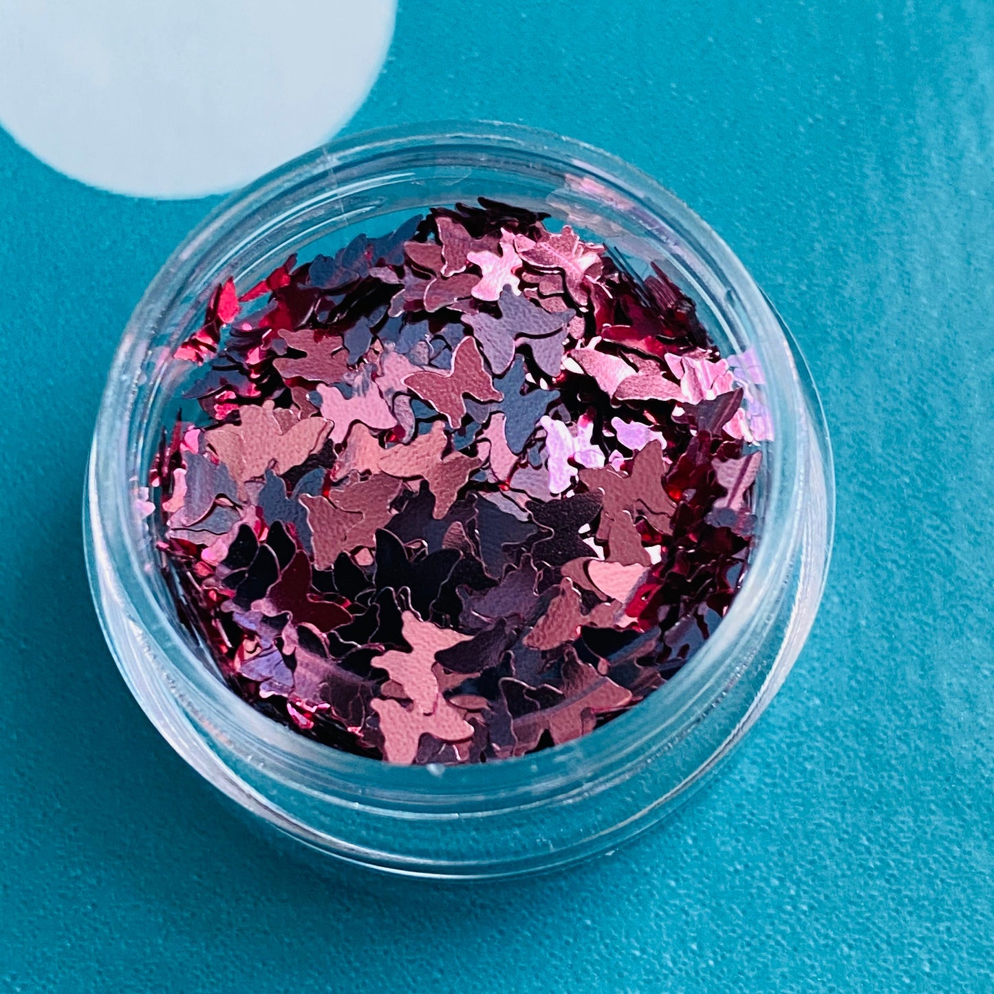 Rose Gold Butterfly Shape Confetti Glitter MM105