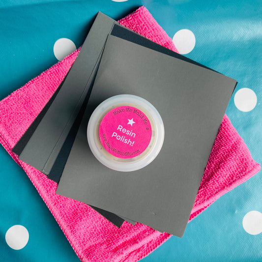 Resin Polish Kit! Sandpaper and Cloth Included!