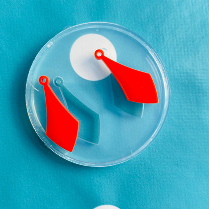 35mm Drop Dangle Silicone Earring Mold  EM565