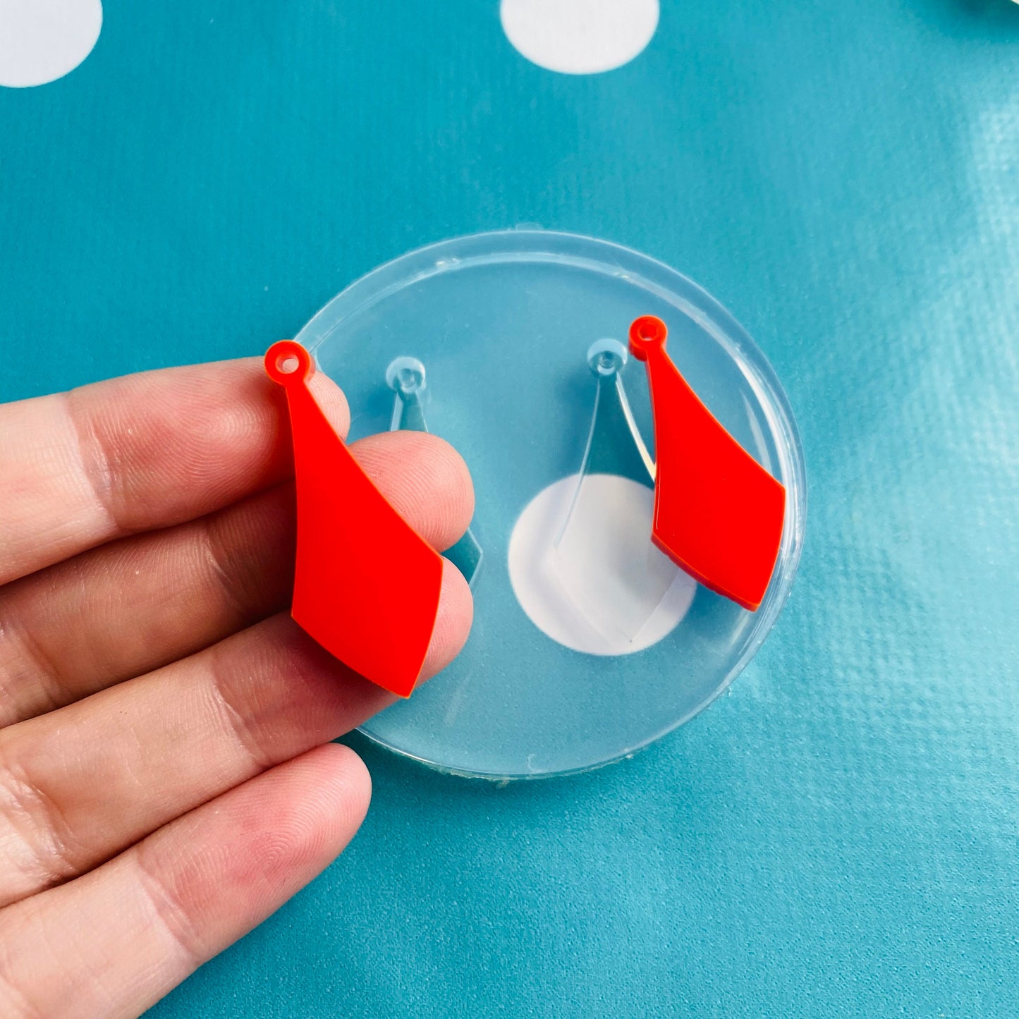 35mm Drop Dangle Silicone Earring Mold  EM565