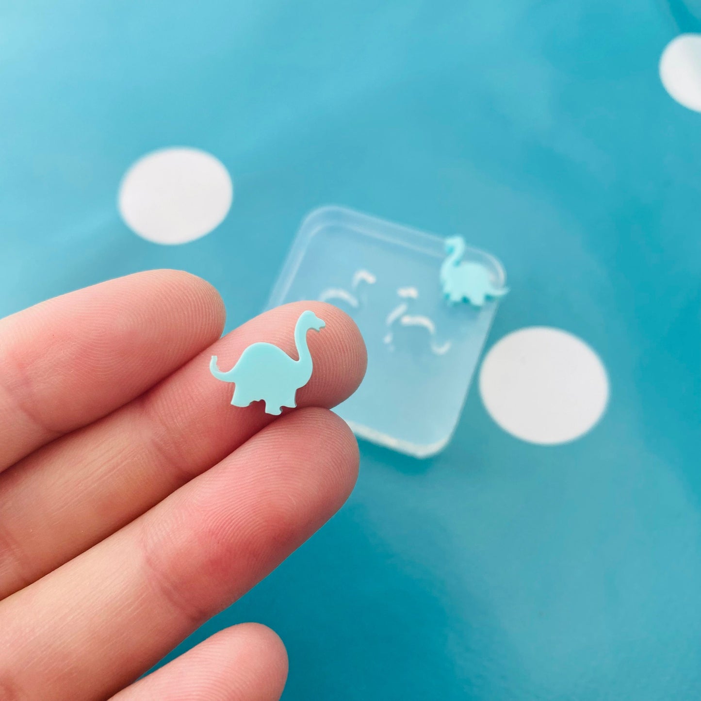 Silicone Earrings Diplodocus Mold Resin  EM171