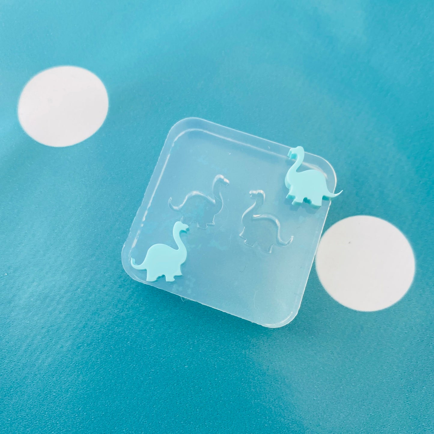 Silicone Earrings Diplodocus Mold Resin  EM171