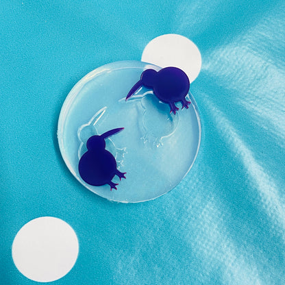 35mm XL Flat Flower Silicone Dangle Earring Mold