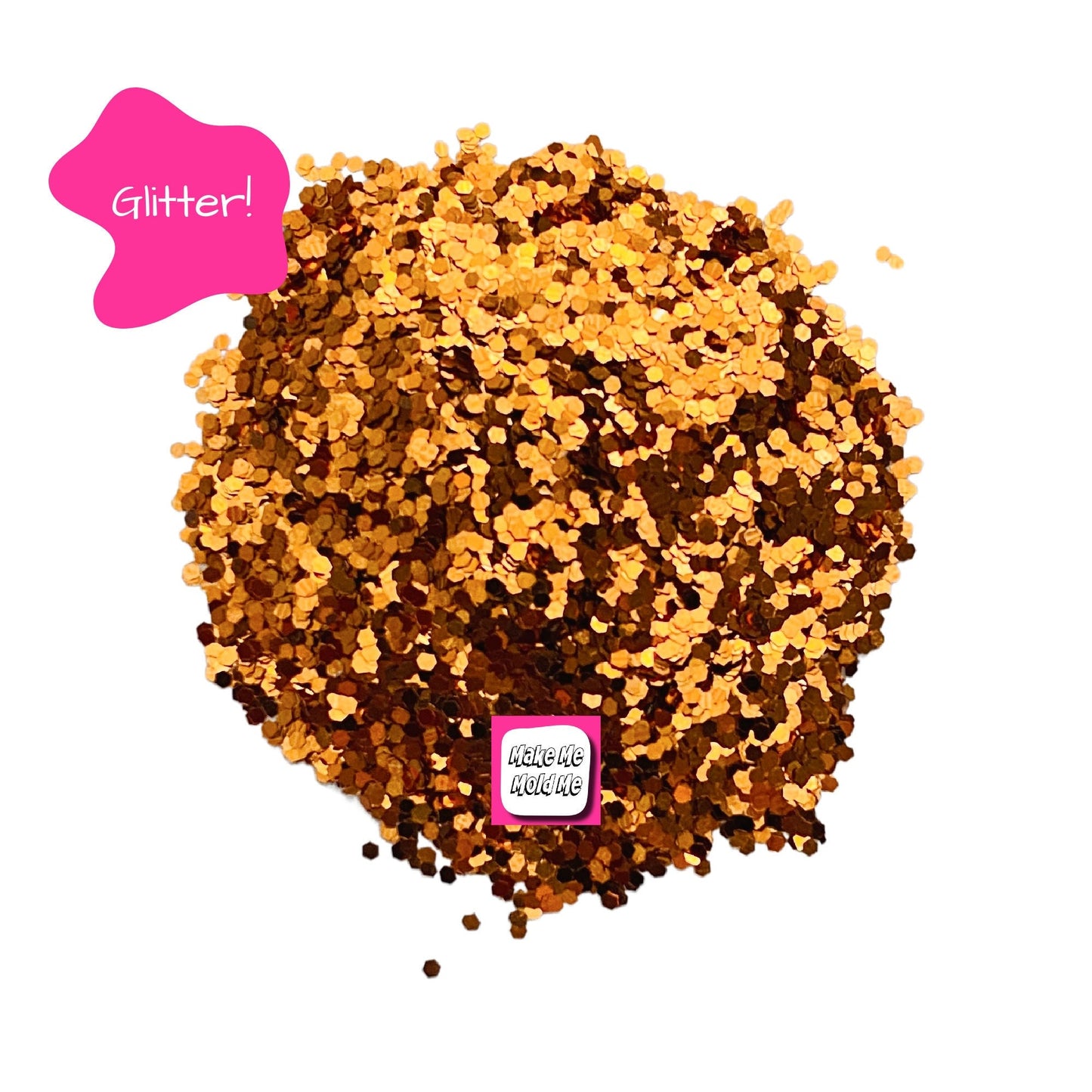 Chunky Orange Pumpkin Halloween Glitter MM03