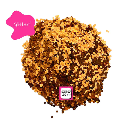 Chunky Orange Pumpkin Halloween Glitter MM03