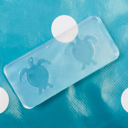 Clear Silicone Molds for Resin 30mm Turtle Earring Nature Sea EM802