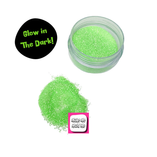 Green Glow in the Dark Glitter
