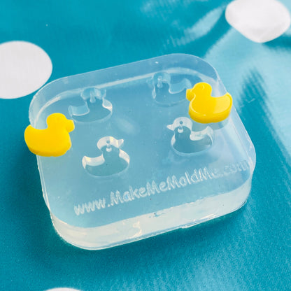 Clear Silicone Molds for Resin 10mm Silicone Duck Stud Earring Mold