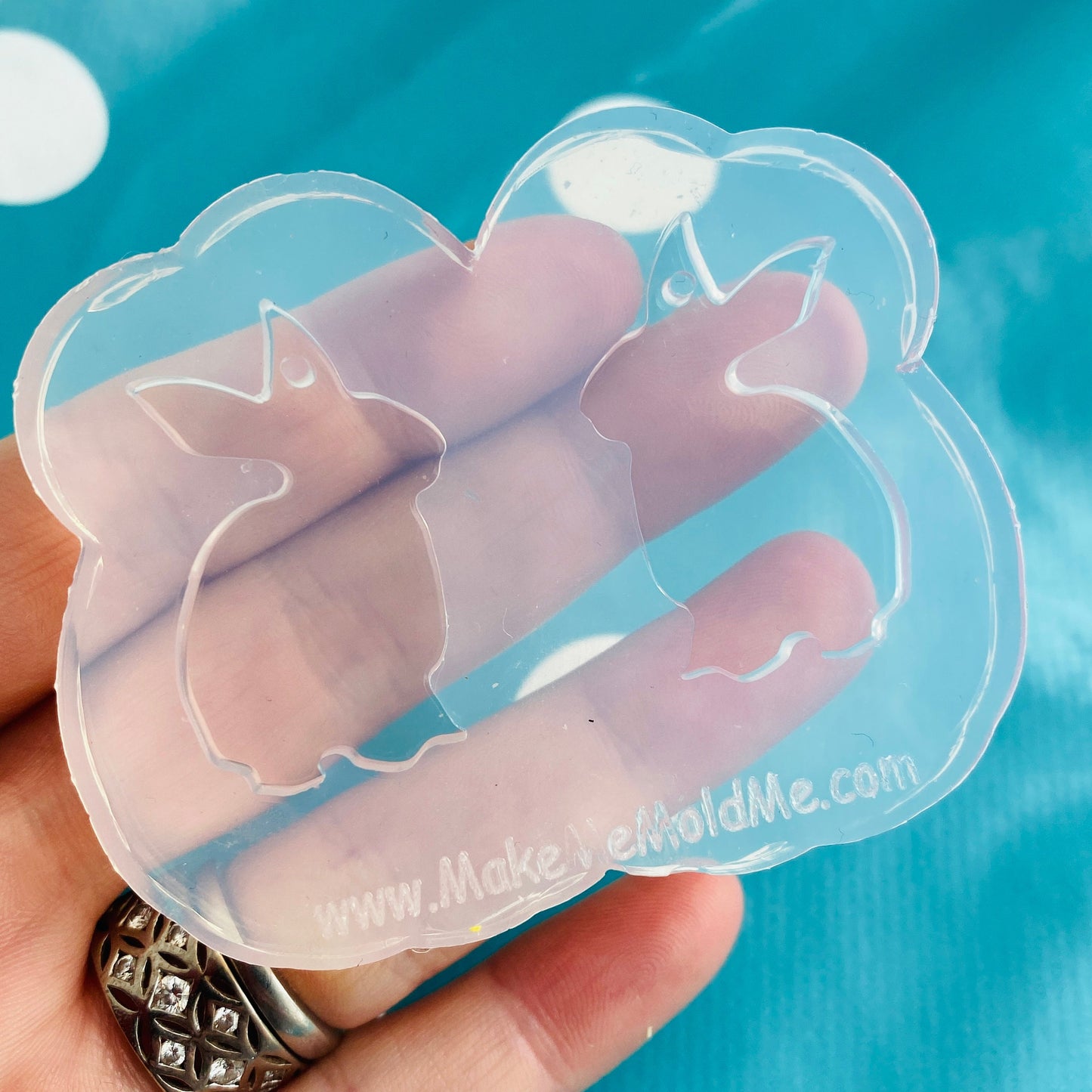33mm Rabbit Earring Silicone Mold -  Resin Earrings Crafter Mould