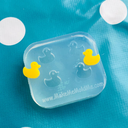 Clear Silicone Molds for Resin 10mm Silicone Duck Stud Earring Mold