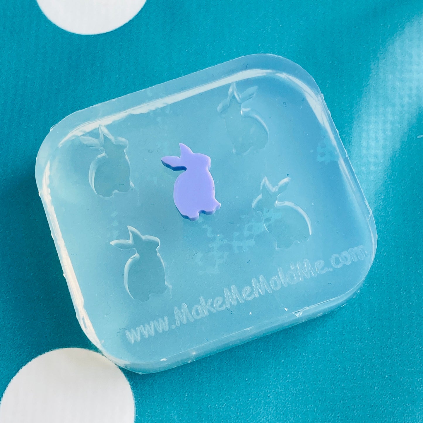 10mm Rabbit Bunny  Silicone Earring Mold