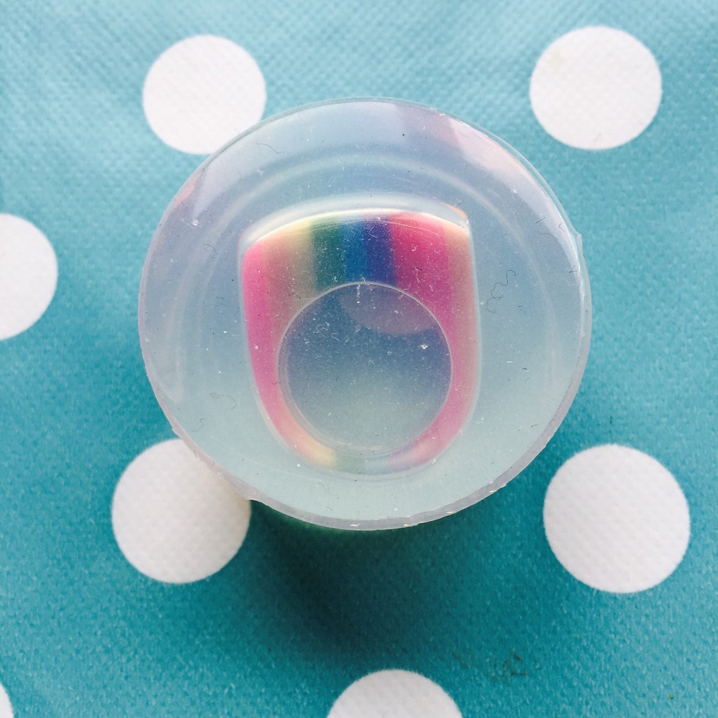 Clear silicone molds for resin Chunky Resin Ring RM06
