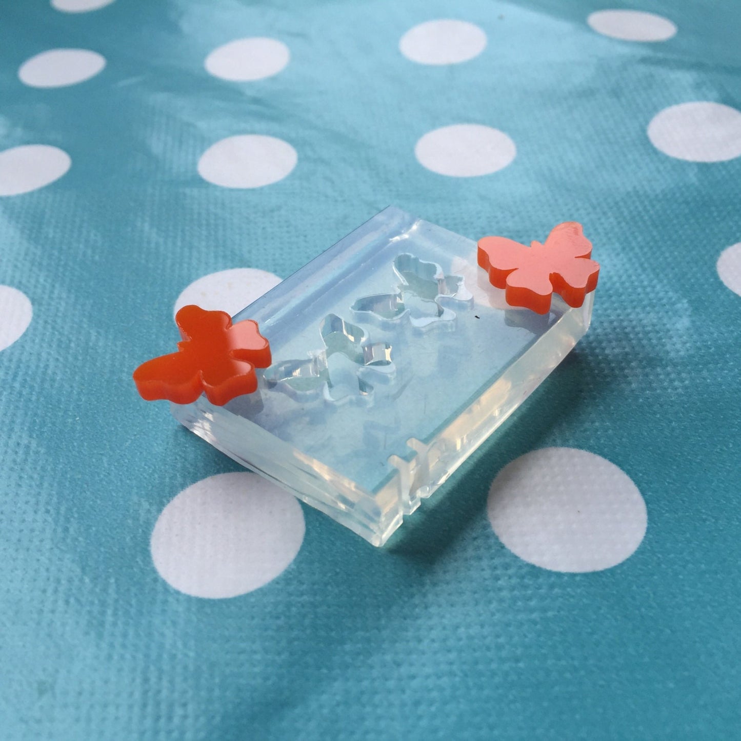 12MM Silicone Earring Butterfly  Stud Mold  - Earrings Resin Crafter Mould EM71