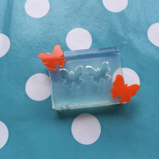 12MM Silicone Earring Butterfly  Stud Mold  - Earrings Resin Crafter Mould EM71