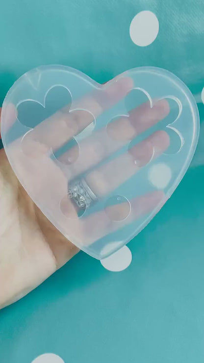 40mm XL Flower Silicone Dangle Earring Mold - Resin Jewellery EM404