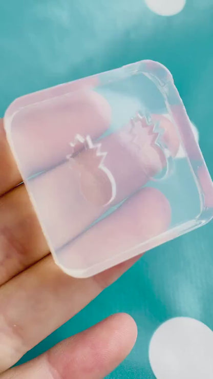 15mm Silicone Pineapple Stud  Earring Mold